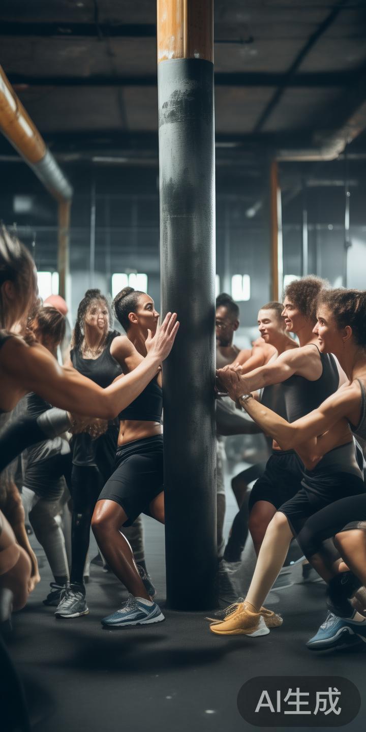 绕柱训练，作为一种以团队合作为核心的运动项目，强调